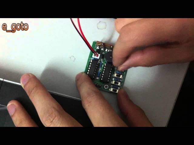 Vídeo relacionado con Honseadek Box-16 - Caja de sonido de 16 módulos electrónicos con tablero musical de 16 tonos para proyectos de bricolaje, compatible con fuente de alimentación de 4,5 a 5 V