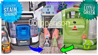 Bissell Little Green vs Shark StainStriker Portable Carpet S