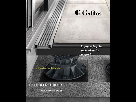 Tile pedestal paver support system#tile #support