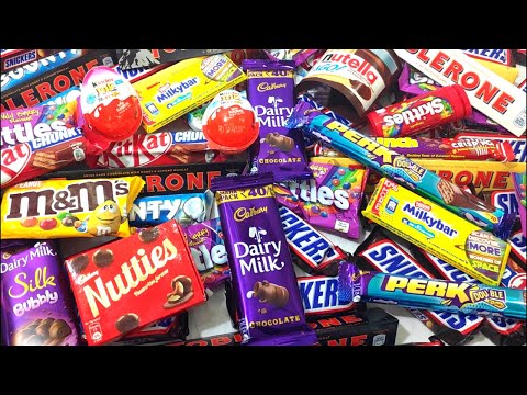Lots of chocolates , Lots of Candies, Chocolate opening, Cadbury, Dairy milk chocolate, Kinder Joy