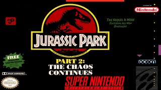 Jurassic Park II – The Chaos Continues Redux (SNES) Romhack