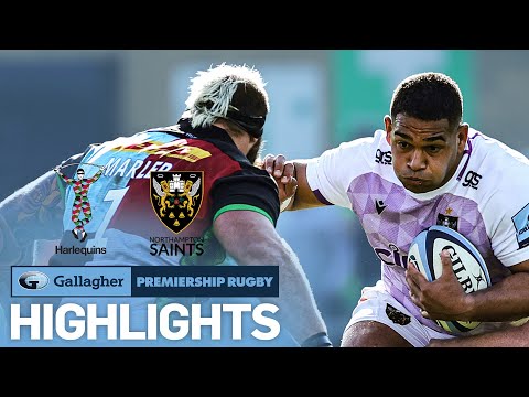 Harlequins v Northampton - HIGHLIGHTS | All Out Attack at the Stoop! | Gallagher Premiership 2022/23