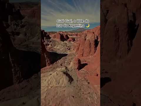 Cusi Cusi, o Vale da Lua da Argentina 🌙 #CusiCusi #ValleDeLaLuna #ArgentinaMágica