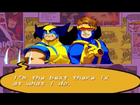 X-Men VS Street Fighter - Cyclops/Wolverine - Expert Difficulty Playthrough