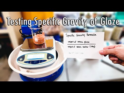 How To Test Specific Gravity of a Glaze | Ceramics and Pottery