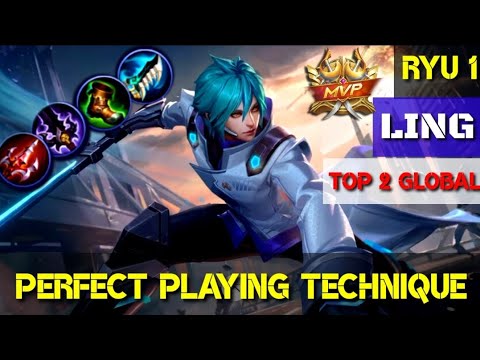 Perfect playing technique [Top 2 global ling ] RYU 1 -mobile legends