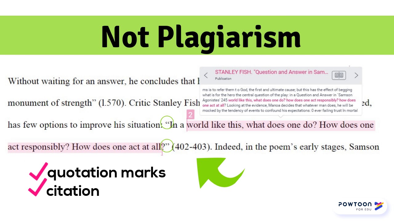 How do I know if I've accidentally plagiarized?