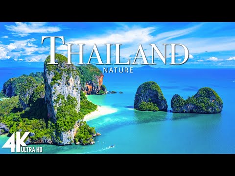 FLYING OVER THAILAND 4K UHD - Relaxing Music Along With Beautiful Nature Videos - 4K UHD TV