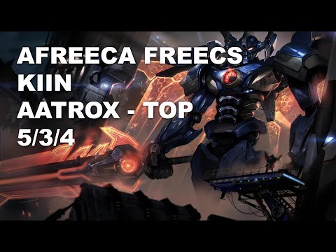 Afreeca Freecs Kiin Top Aatrox vs Camille - KR Challenger Patch 10.9