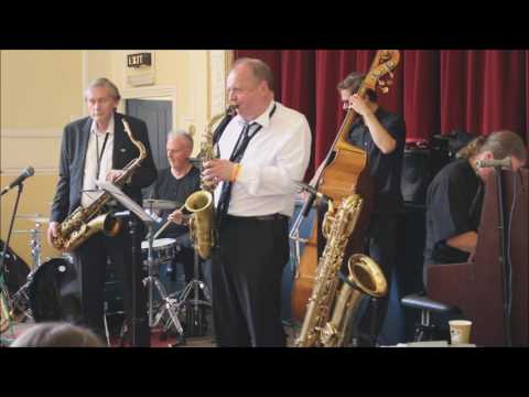Alan Barnes, John Hallam with the Craig Milverton Trio at the Upton upon Severn Jazz Festival 2017