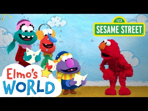 芝麻街。冬日假期 - 艾爾莫的世界，由餅乾怪獸主演! (Sesame Street: Winter Holidays | Elmo's World featuring Cookie Monster!)