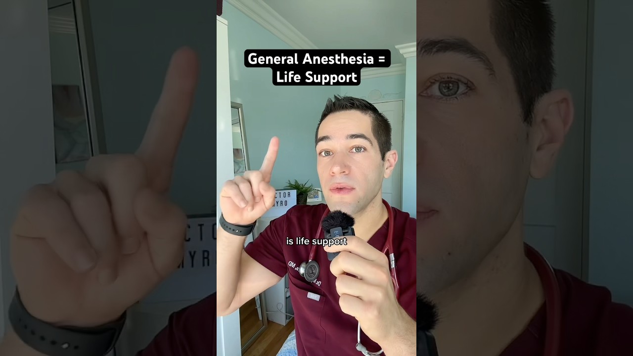 Why anesthesia = life support