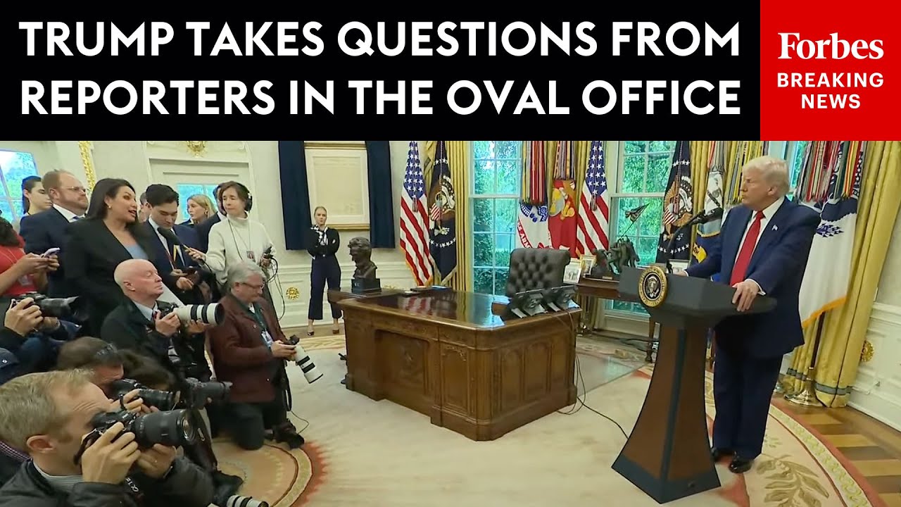 BREAKING NEWS: President Trump Takes Multiple Questions From Reporters In The Oval Office