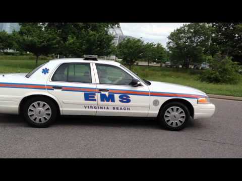 VA Beach EMS Zone 14 Medic Car Responding Lights & Siren