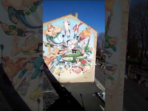 GOSCINNY vs UDERZO ! 💤 #bd #asterixobelix #streetart