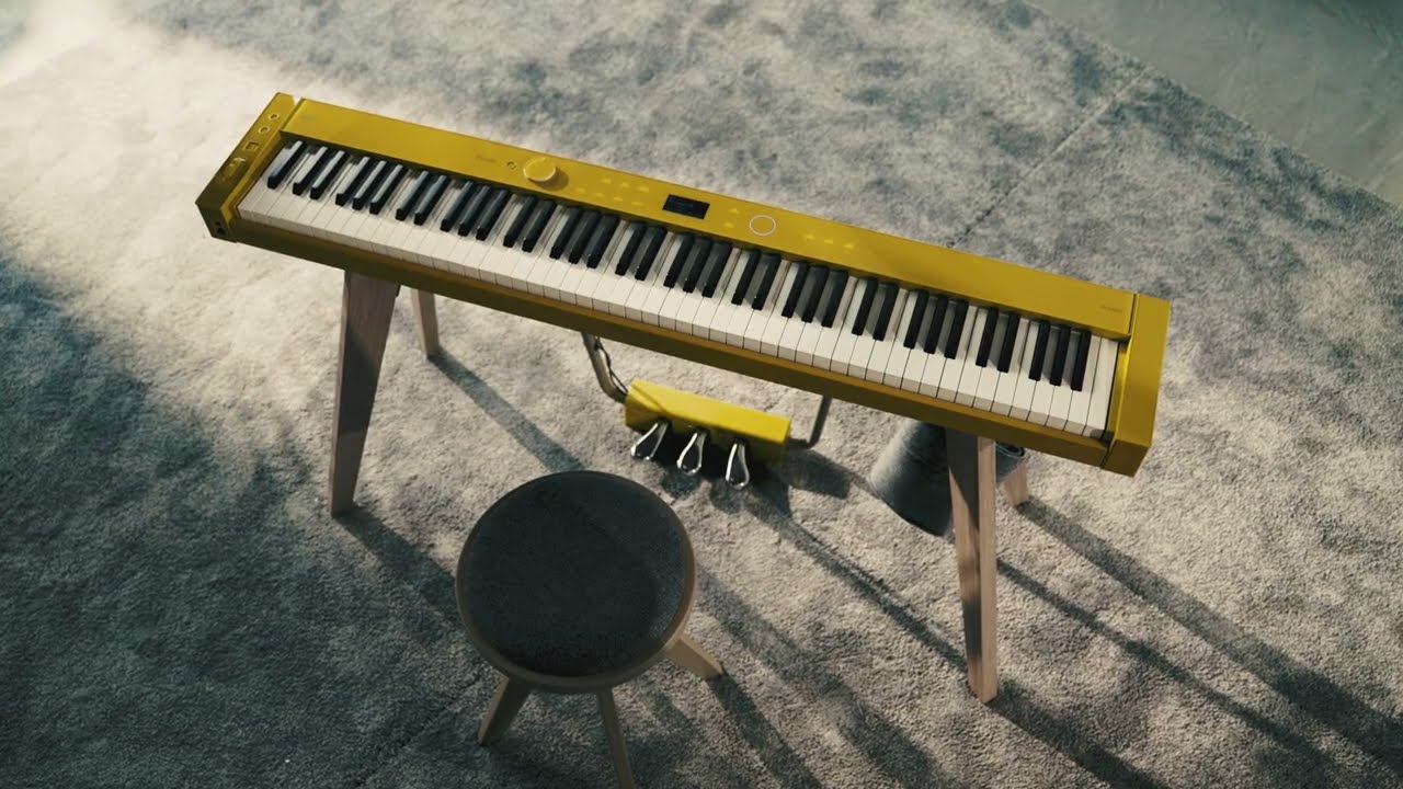 Casio Privia PX-S7000 Piano - Harmonious Mustard