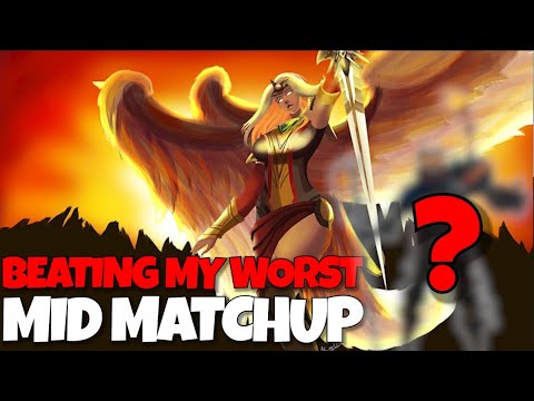 BEATING MY WORST MID MATCHUP | Kayle 1v9