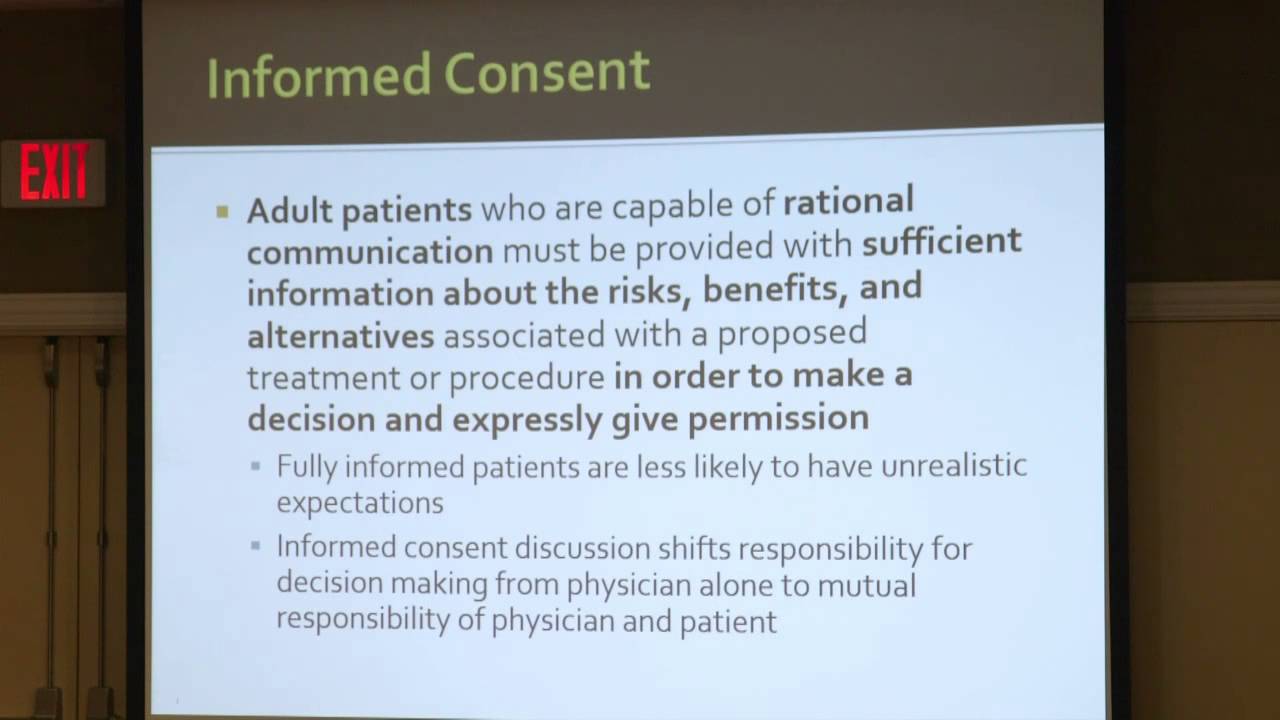 Informed Consent Principles