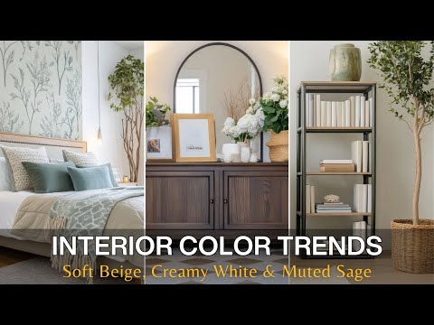 2025 Interior Color Trends: Soft Beige, Creamy White & Muted Sage for Modern Luxury Homes