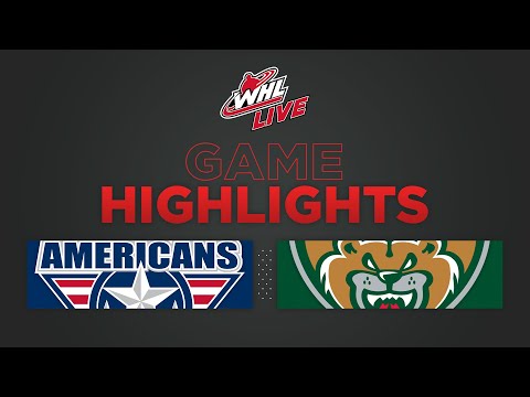 WHL Highlights: Americans (2) at Silvertips (3) OT - January 14, 2023