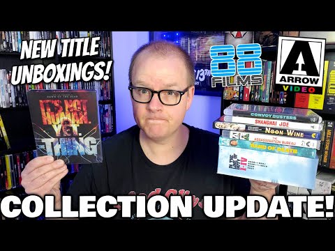 Bluray Collection Update! - Arrow Video, Millcreek, 88 Films, And More!