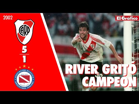 2002 CLOSING TOURNAMENT: RIVER 5 ARGENTINOS JUNIORS 1