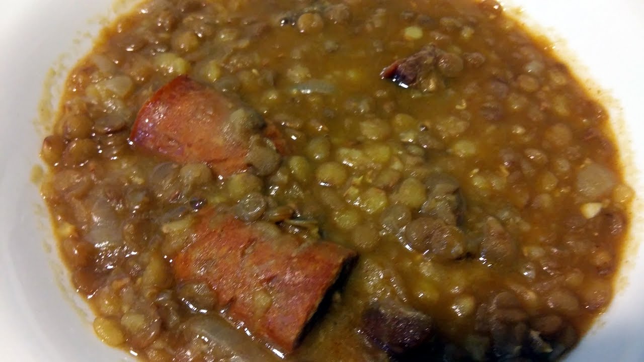 Cómo hacer lentejas estofadas, en olla rápida, al estilo de Mariaje