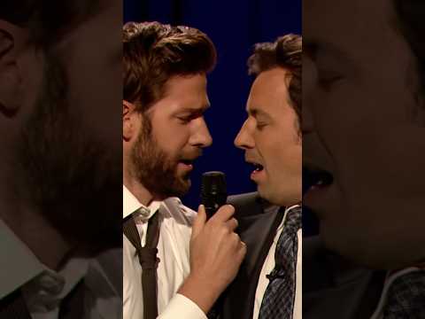 #JohnKrasinski and Jimmy perform #BoyzIIMen in the first-ever Lip Sync-Off! 🎤 #FallonFlashback