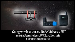 Going wireless with the Rode Video mic NTG Big Surprise