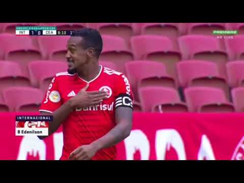 Gol do Internacional | Gol de Edenilson de pênalti | Internacional 1x0 Ceará Brasileirão