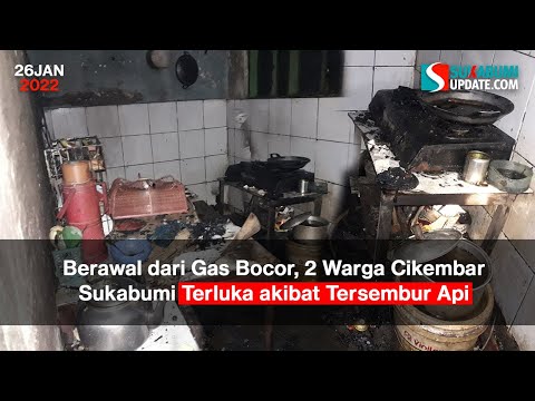 Berawal dari Gas Bocor, 2 Warga Cikembar Sukabumi Terluka akibat Tersembur Api