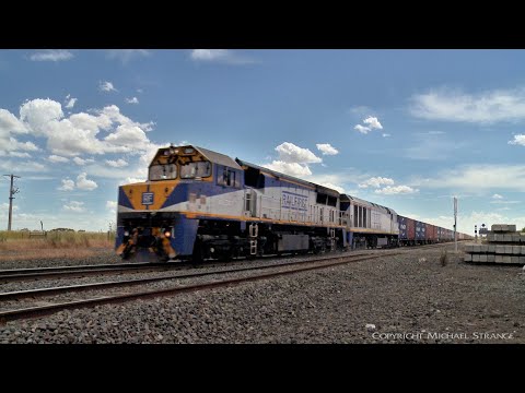 7922V SCT / SBR Dooen (Horsham) Container Train (6/12/2021) - PoathTV Australian Railways