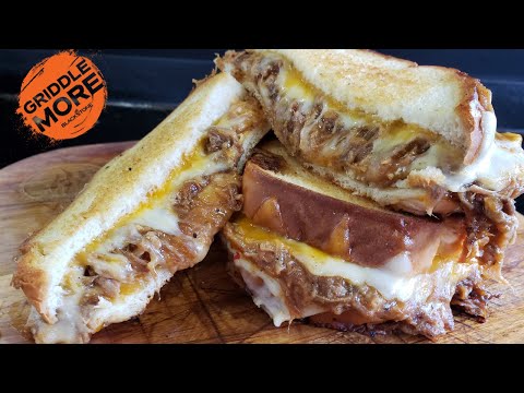 BBQ Grilled Cheese Sandwiches on the Blackstone Griddle