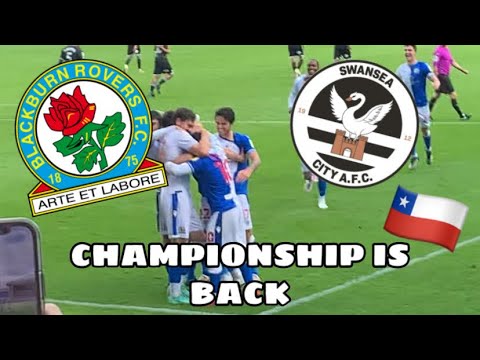 BRERETON DIAZ SCORES | ATMOSPHERE IN EWOOD | BLACKBURN VS SWANSEA VLOG