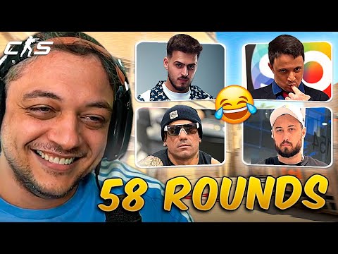 A PARTIDA MAIS LONGA E ENGRAÇADA DO COUNTER STRIKE 2!!! @JonVlogs @dilera @sheviii2k @deercheerup