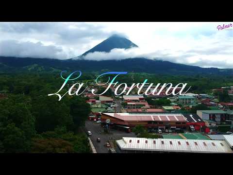 DRONE SHOT OF LA FORTUNA & ARENAL VOLCANO, COSTA RICA!