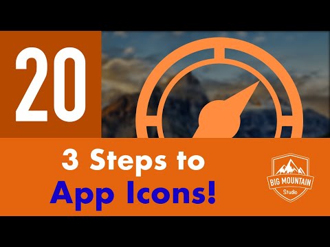 3 Steps to App Icons with FREE Tools! - Part 20 - Itinerary App (iOS, Xcode 10)
