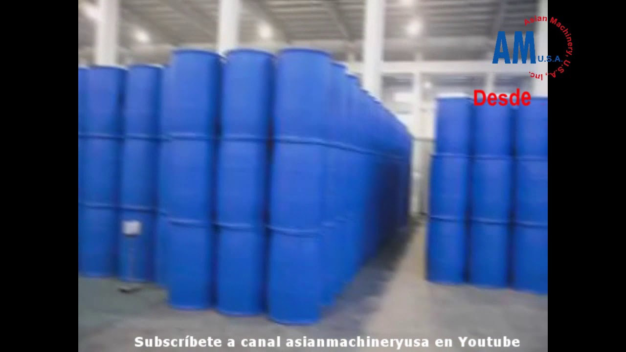 Sopladora Automática de tambores plásticos de 200 Litros