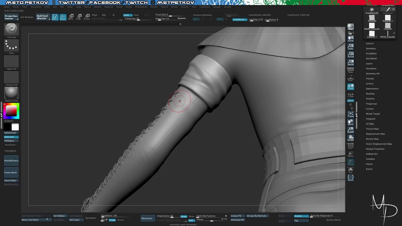 Meto's Character Hour #zBrush #artstation