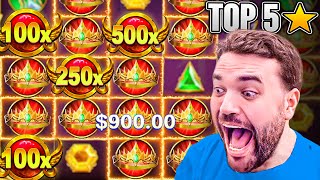 TOP 5 RECORD MAX WINS ON SLOTS! (GATES OF OLYMPUS, 5 LIONS MEGAWAYS & MORE!) Video Video