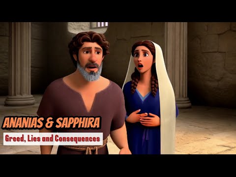 Greed, Lies and Consequences. Ananias and Sapphira Bible Story