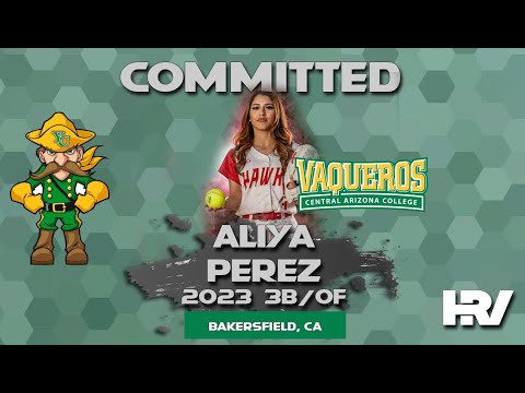 2023 Aliya Perez Committed to Central Arizona College