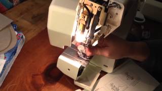 How to thread a sears Kenmore model 11682 sewing machine