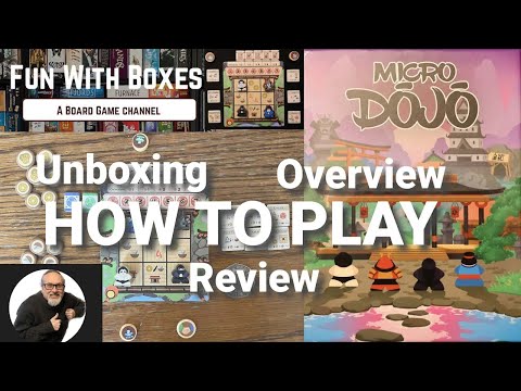 Micro DOJO | 1st Edition and Kickstarter Edition Board Game | How to Play, Unboxing and Review