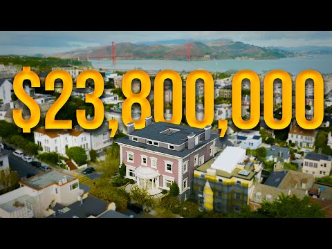 Touring A $23,800,000 San Francisco MEGA Mansion in Billionaire's Row