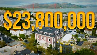 Touring A $23,800,000 San Francisco MEGA Mansion in Billionaire's Row