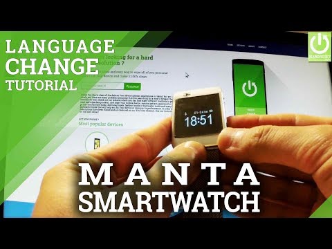How to Change Language in MANTA Smartwatch Elegant SWT201