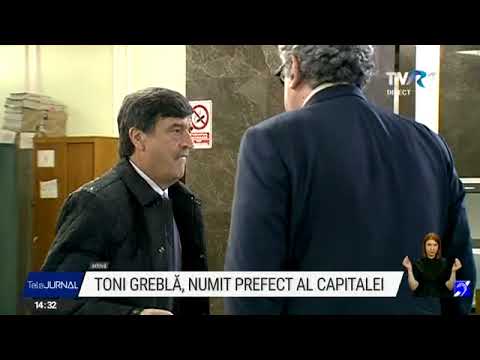 Toni Greblă a depus jurământul de învestire în funcția de prefect al Capitalei