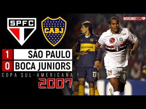 São Paulo 1x0 Boca Juniors - 2007 - COM SHOW DE DAGOBERTO E ALOÍSIO, TRICOLOR ELIMINA BOCA!