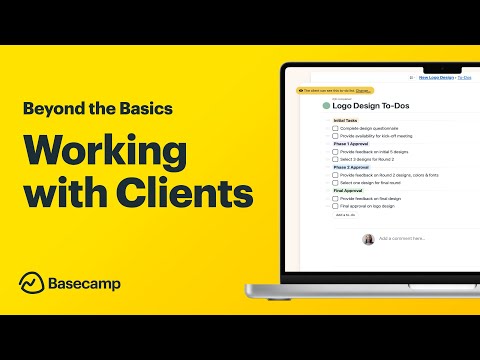 Working with Clients in Basecamp